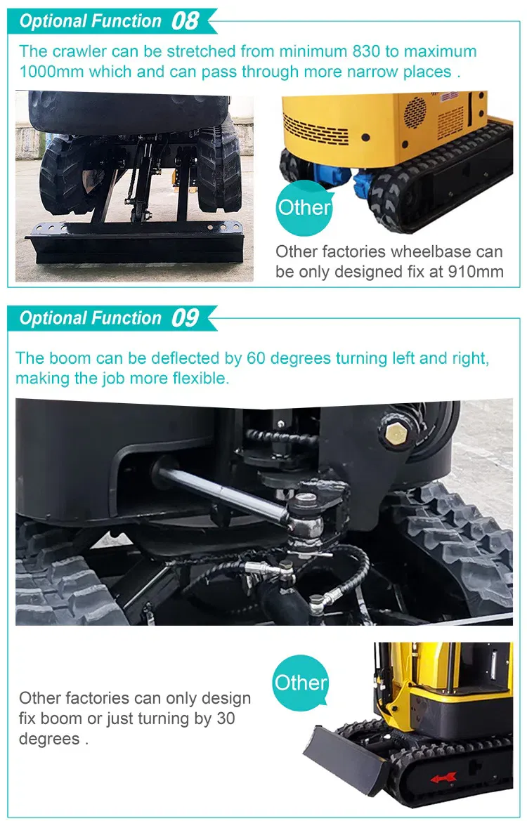 HT-10B 1T Mini Excavator