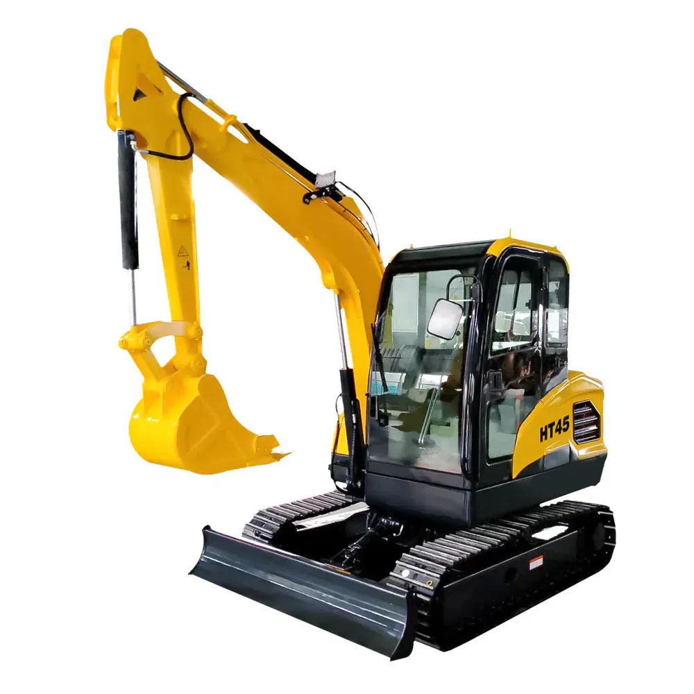 Small Wheeled Excavator