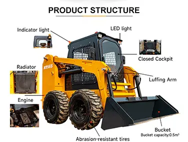 Hightop Skid Steer Loader – Efficient, Flexible, and Durable Construction Tool