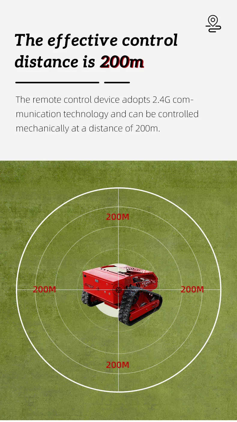 HTM750 Crawler Remote Control Lawn Mower