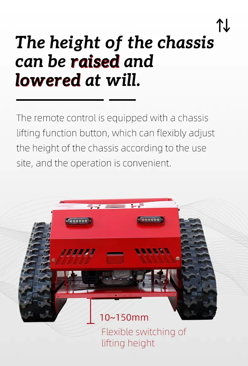 HTM750 Crawler Remote Control Lawn Mower