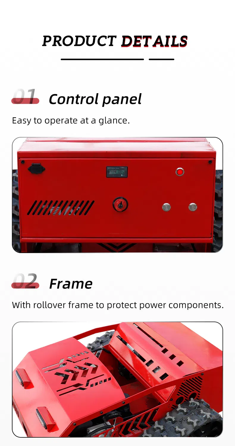 HTM750 Crawler Remote Control Lawn Mower