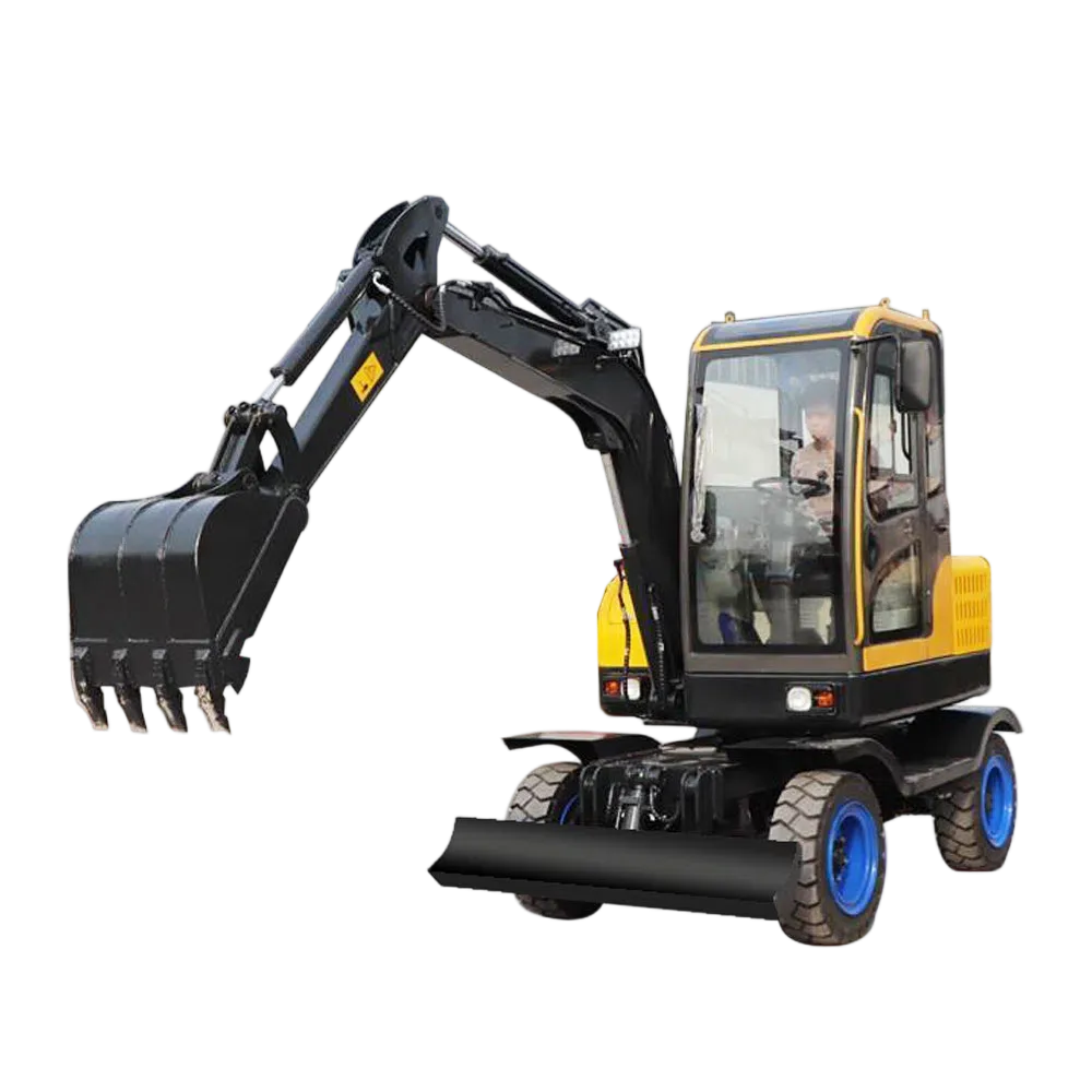 compact wheeled excavator