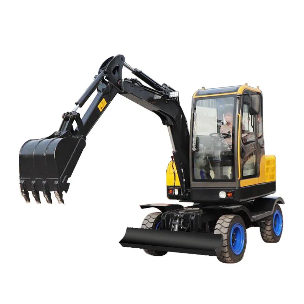 Small Wheeled Excavator
