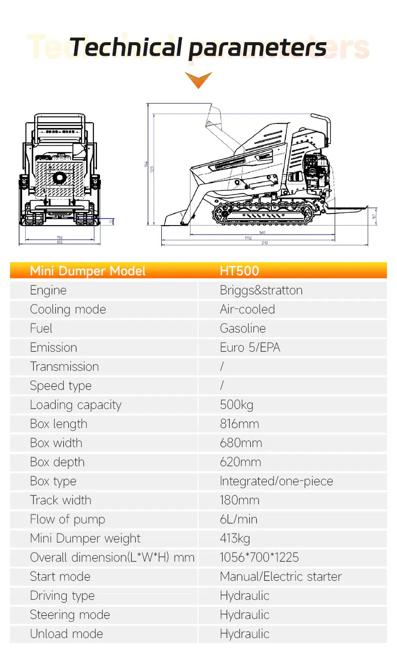 Technical parameters