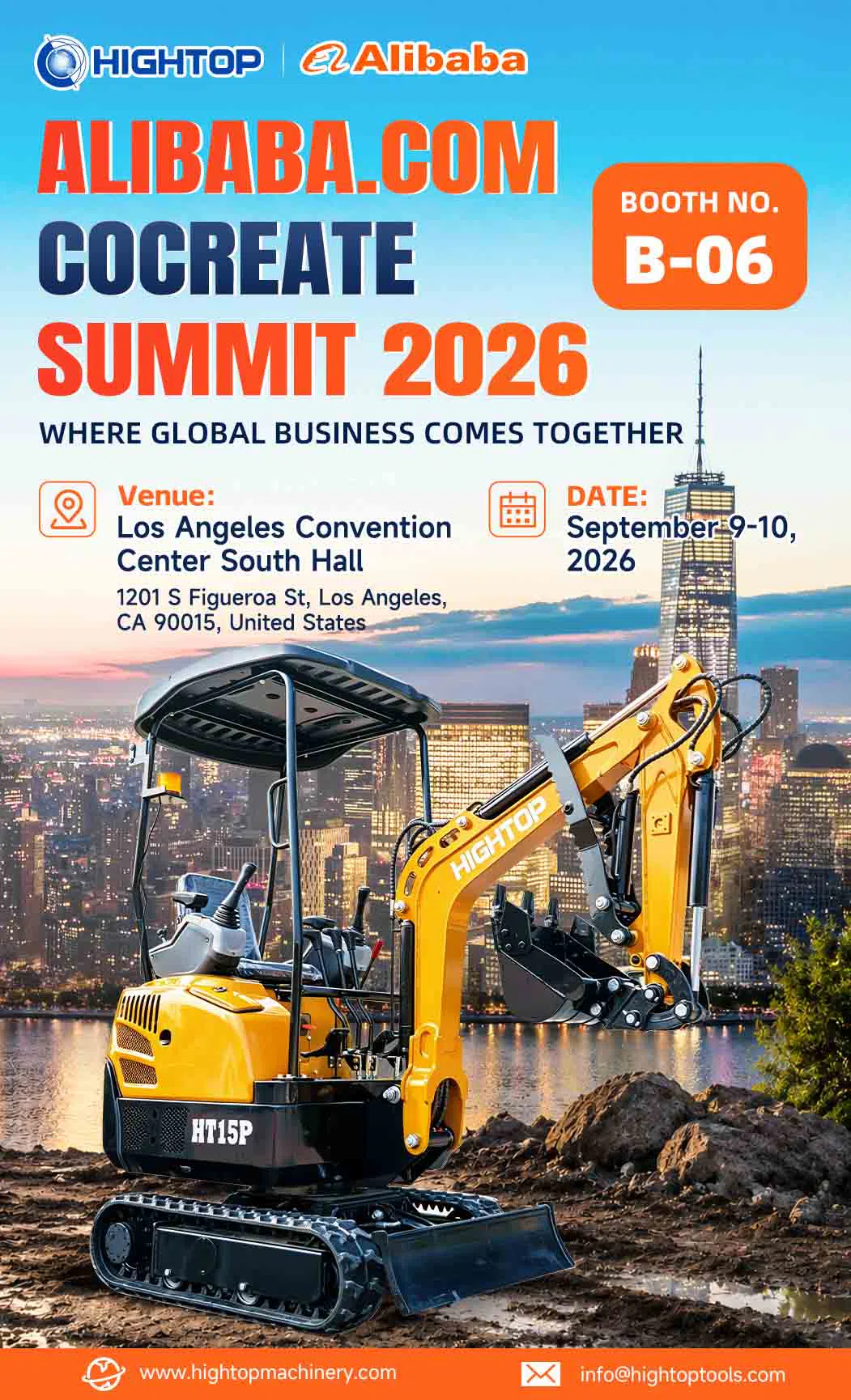 HIGHTOP participera au sommet Alibaba Co‑Create Summit 2026 à Los Angeles | Stand B‑06